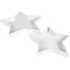 New Home Christmas Dekotablett-Set Stern 2-Teilig Weis Outlet