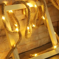New Home Deko-Tau Lichterkette Mit 30 Leds Warmweis Best