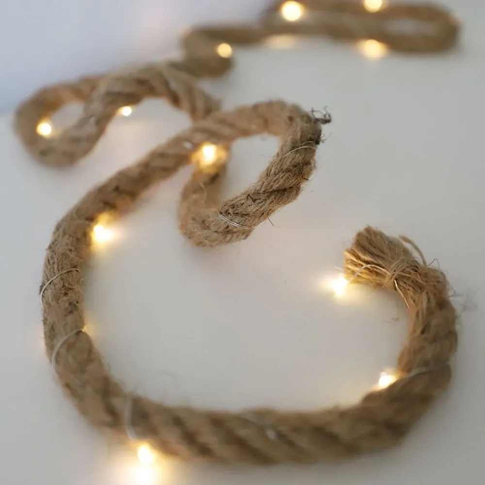 New Home Deko-Tau Lichterkette Mit 30 Leds Warmweis Best