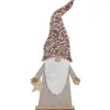 New Home Christmas Deko-Wichtel Aus Holz Mit Pailletten-Zipfelmutze 84Cm Zartrosa Discount