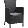 Allibert by Keter Dining Chair Iowa Graphit Mit Sitzkissen Online