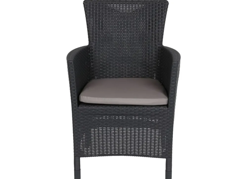 Allibert by Keter Dining Chair Iowa Graphit Mit Sitzkissen Online
