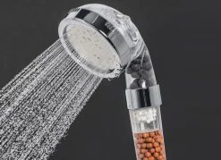 EASYmaxx Duschkopf Spa Mit Mineralperlen Und 3 Wasserstrahl-Modi New
