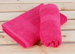 Home Collection Duschtuch Aus Baumwolle 70X140Cm Pink Online