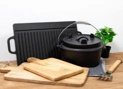 T. Philipps BBQ Dutch Oven Aus Gusseisen 25X10Cm 4,3 Liter Outlet