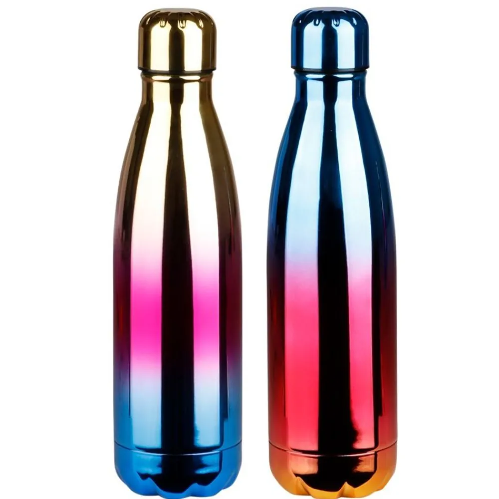 TP Edelstahl Isolierflasche Mit Farbverlauf Gold/Pink/Blau Glanzend 500Ml Outlet