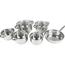 TP Edelstahl-Kochtopf-Set 12-Teilig Online