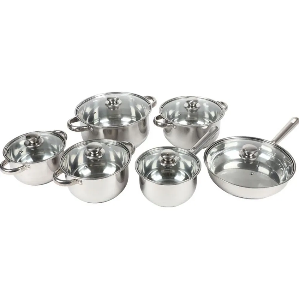 TP Edelstahl-Kochtopf-Set 12-Teilig Online
