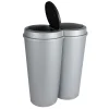 Pseudohersteller E&K Duo-Bin-Abfalleimer 2X 25L Online
