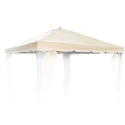 TP Ersatzdach Fur Luxus-Pavillon Triangel Natur Outlet
