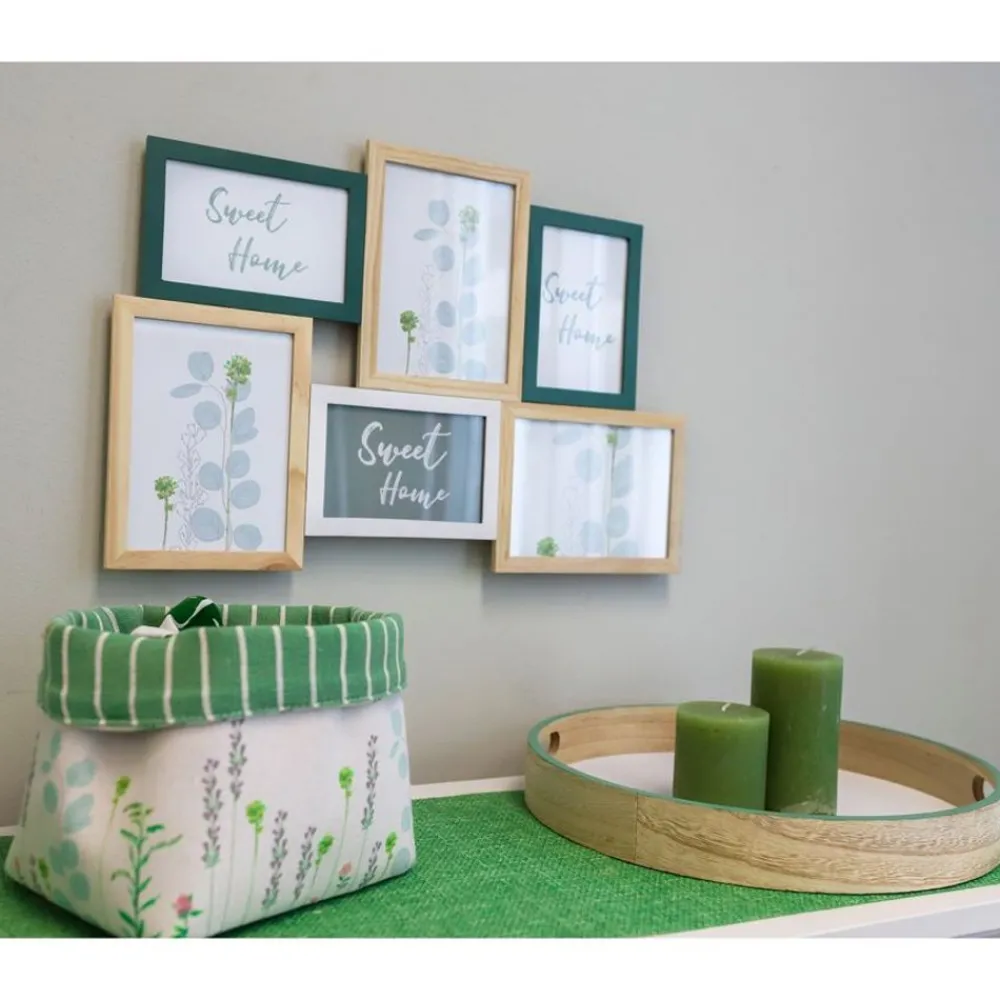 New Home 2Er-Set AufbewahrungsKörbe Blumenprint Online