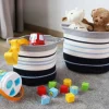 New Home 2Er-Set SeilKörbe Aus Baumwolle Gestreift Blau Hot