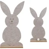 New Home Easter Filz-Dekofigur Osterhase 62Cm Beige