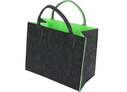 New Home Filz-Einkaufstasche Mit Farbkontrast 35X20X28Cm Discount