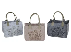 New Home Filztasche Mit Fruhlingsmotiv 24X14,5X30Cm New