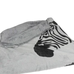 TP Flanell-Kuscheldecke Mit Zebra-Print 150X200Cm Clearance
