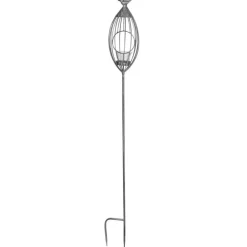 TP Gartenstecker Vogelkafig 11X101Cm Silber-Grau