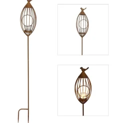 TP Gartenstecker Vogelkafig 11X101Cm Rostbraun Discount