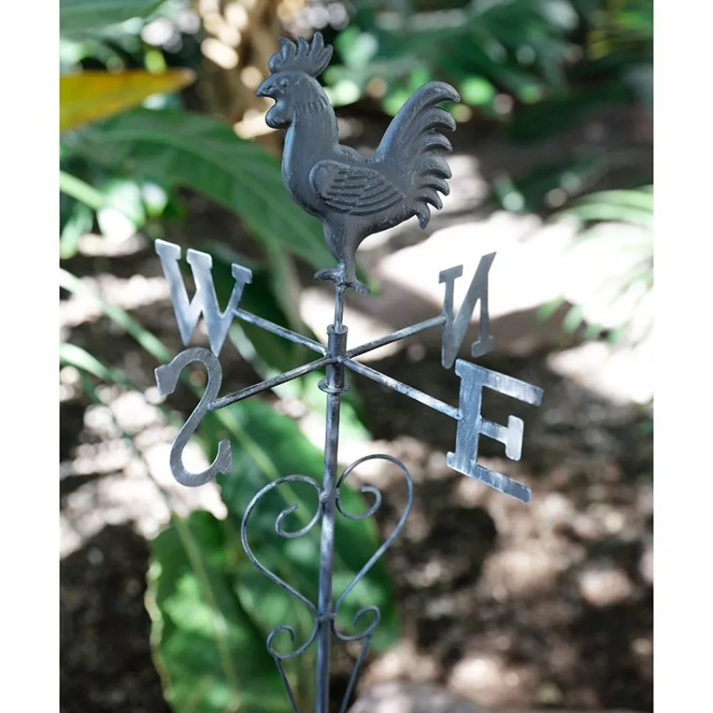 TP Gartenstecker Wetterhahn 109,5Cm Vintage-Grey Discount