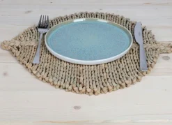 New Home Geflochtenes Platzset Leaf 41X37Cm Sale