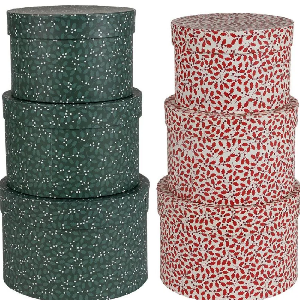 TP Geschenkboxen-Set Rund Ilex 3-Teilig Online