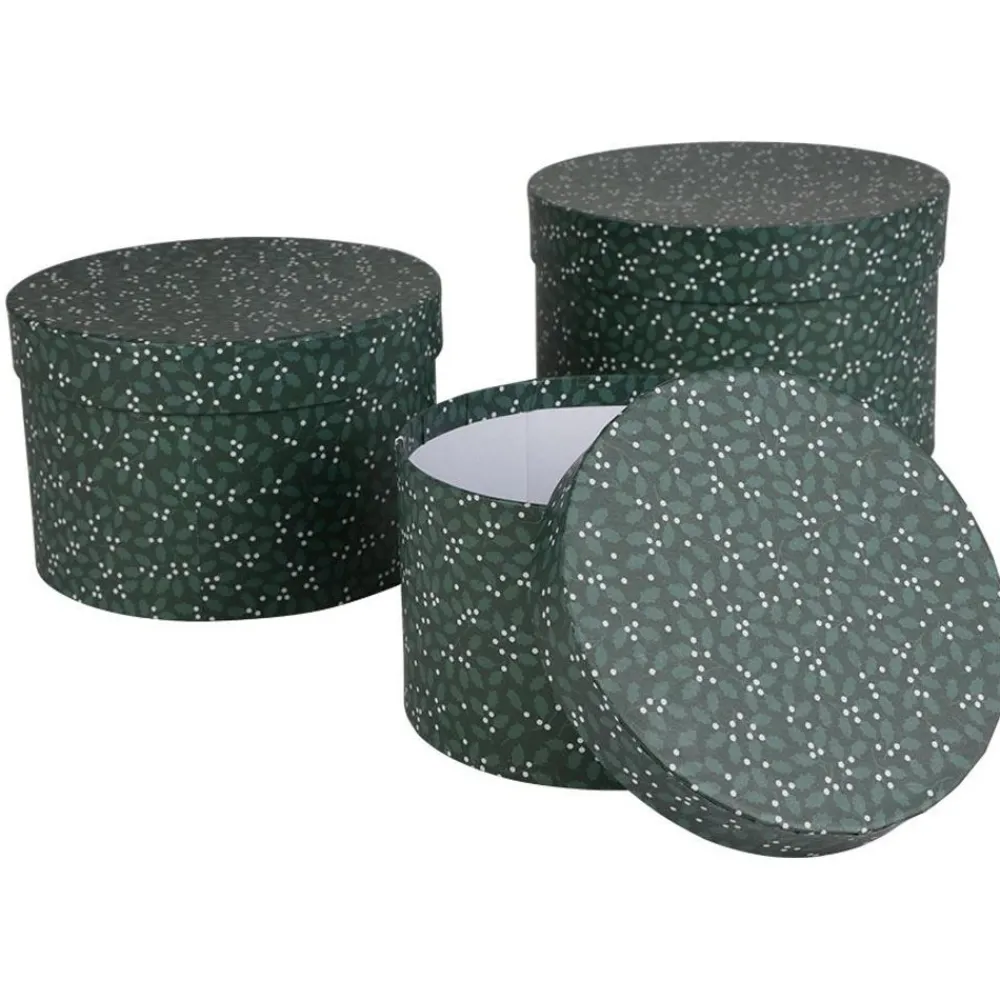 TP Geschenkboxen-Set Rund Ilex 3-Teilig Online