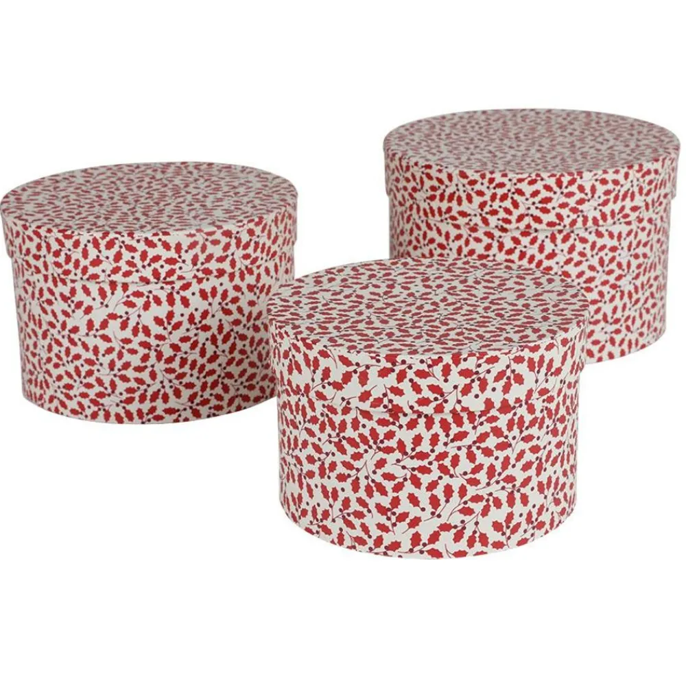 TP Geschenkboxen-Set Rund Ilex 3-Teilig Online