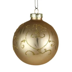 New Home Christmas Glitzerkugeln 12Er-Set 7Cm Gold Clearance