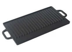 T. Philipps BBQ Grillplatte Aus Gusseisen 42X23X1,5Cm New