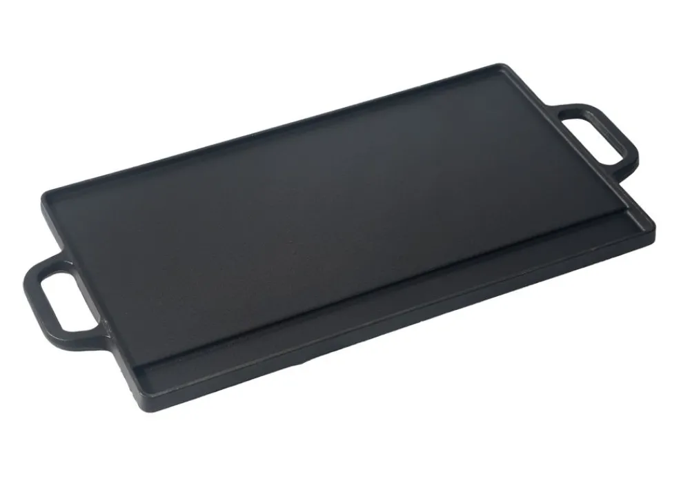 T. Philipps BBQ Grillplatte Aus Gusseisen 42X23X1,5Cm New