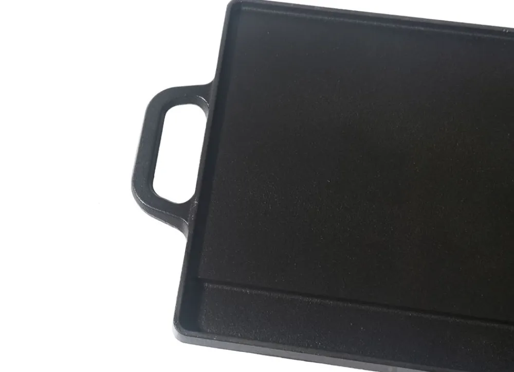 T. Philipps BBQ Grillplatte Aus Gusseisen 42X23X1,5Cm New