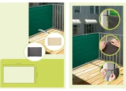 Grüner Jan Gruner Jan Balkonsichtschutz 6M Ecru Outlet