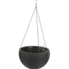 Grüner Jan Gruner Jan Hangeampel Rattanoptik 26Cm Anthrazit Online