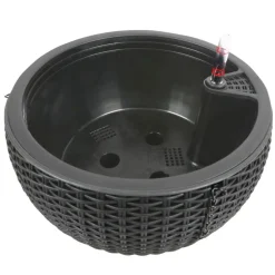Grüner Jan Gruner Jan Hangeampel Rattanoptik 26Cm Anthrazit Online