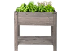 Grüner Jan Gruner Jan Holzhochbeet 80,5X78,5X40Cm Grau Best