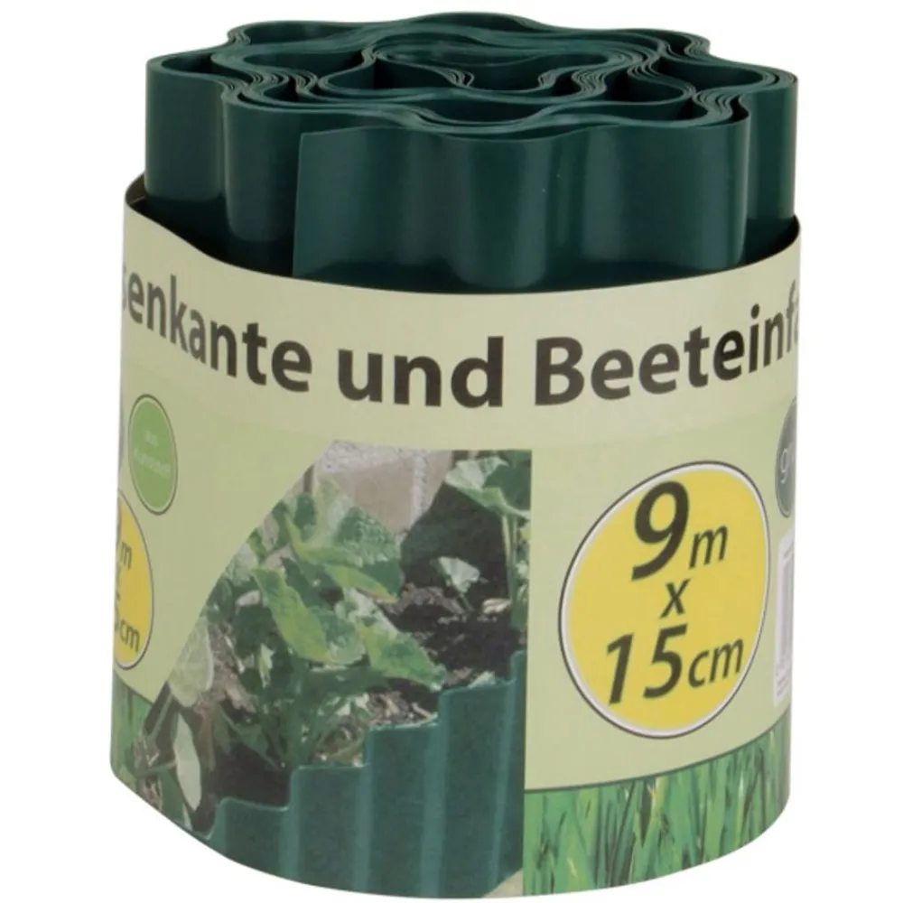 Grüner Jan Gruner Jan Kunststoff-Rasenkante 9X0,15M New