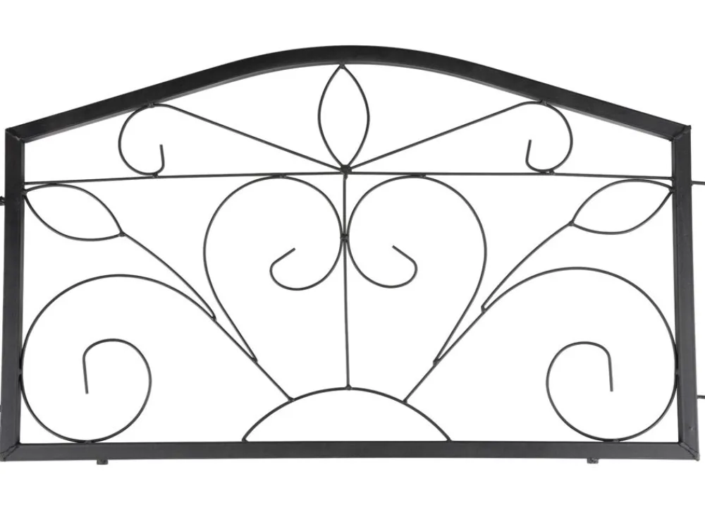Pseudohersteller Gruner Jan Metall-Beeteinfassung Blume 4Er-Set Schwarz Sale