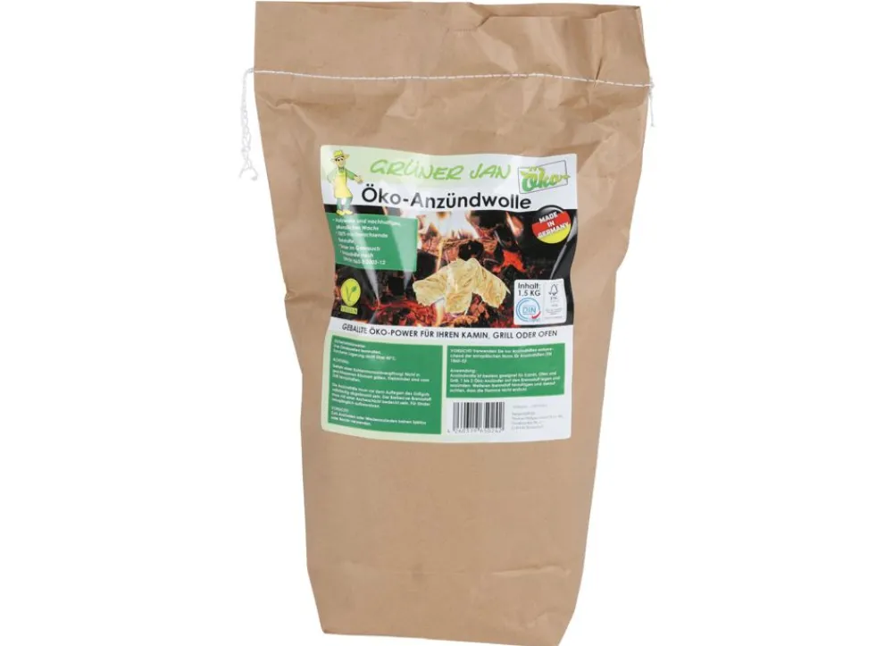 Grüner Jan Gruner Jan Oko-Anzundwolle 1,5Kg Online