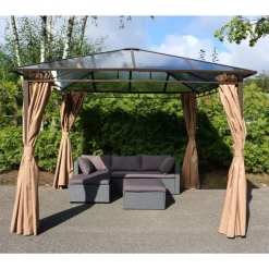 Sunny Moments Hardtop-Gartenpavillon Mit Seitenteilen 3X3M Clearance