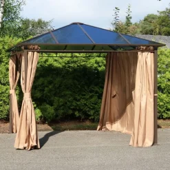 Sunny Moments Hardtop-Gartenpavillon Mit Seitenteilen 3X3M Clearance