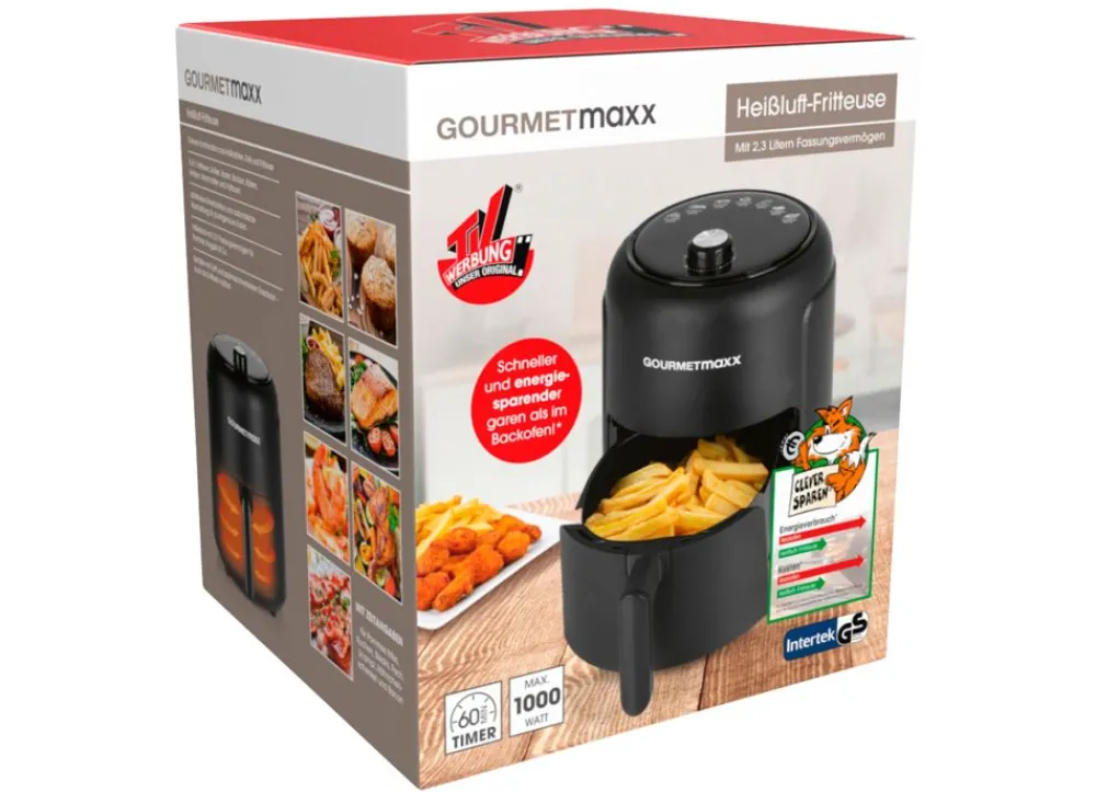 Gourmetmaxx Heisluft-Fritteuse 2,3 Liter Outlet