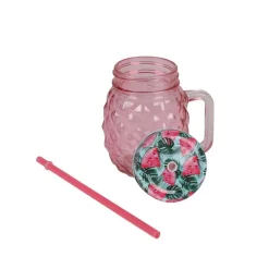 TP Henkelglas Ananas Mit Schraubdeckel Und Trinkhalm Online
