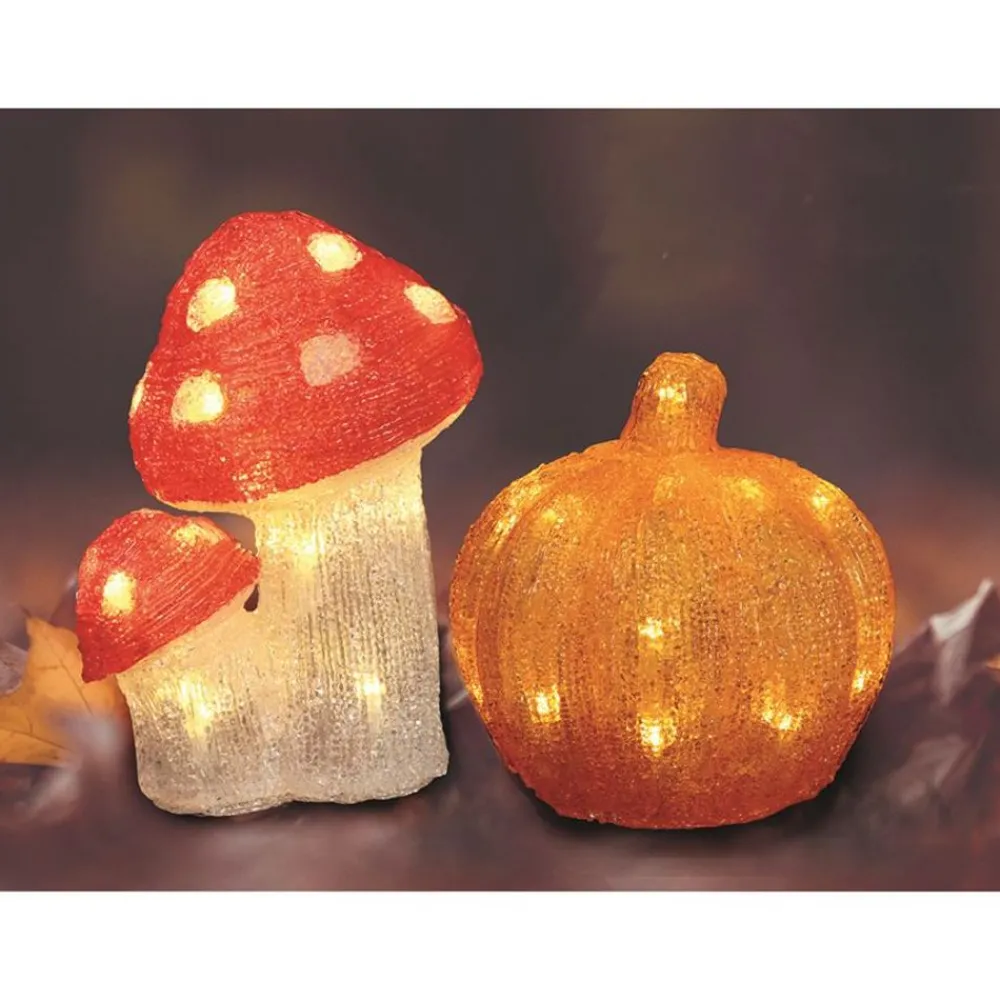 New Home Autumn Herbstdeko Mit 24 Leds Warmweis Kurbis Best