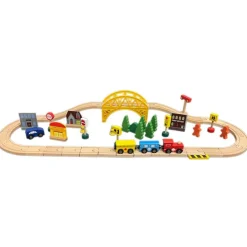 TP Holzeisenbahn-Spielset 60-Teilig Outlet