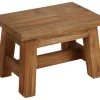 TP Holz-Hocker Ranch Rustikal 30X20X20Cm Natur