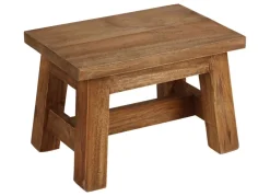 TP Holz-Hocker Ranch Rustikal 30X20X20Cm Natur