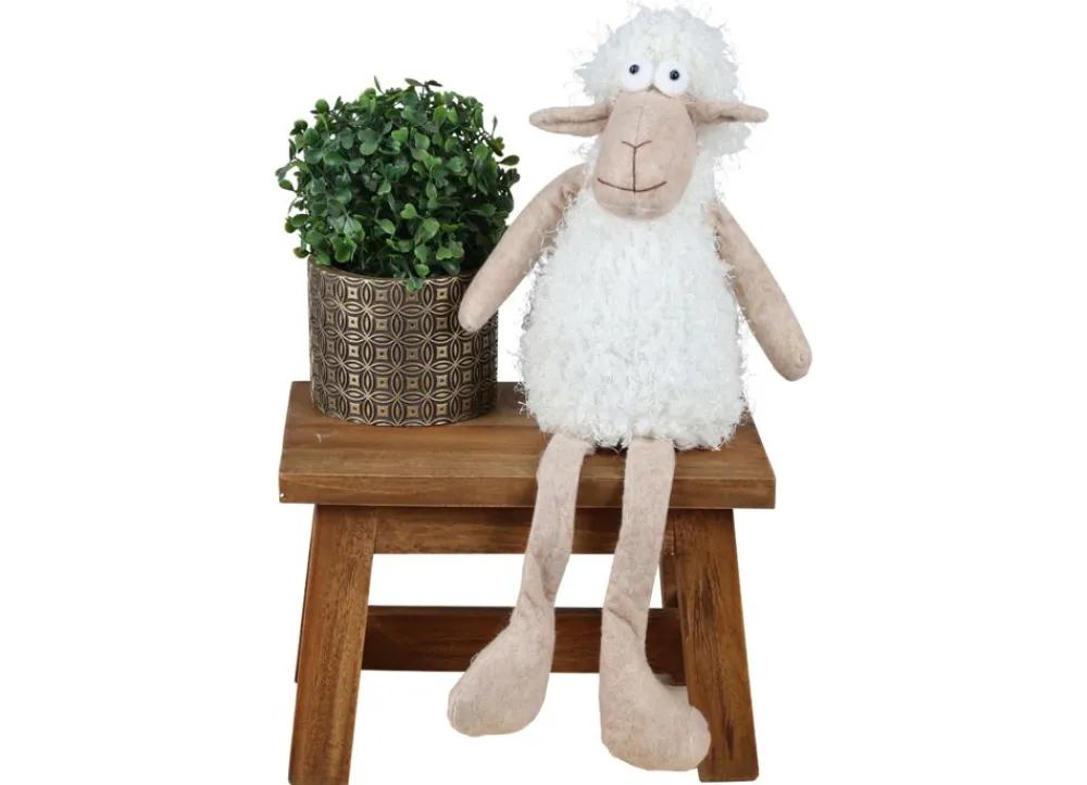 TP Holz-Hocker Ranch Rustikal 30X20X20Cm Natur