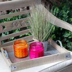 TP Holztablett-Set Mit Zinkplatte 2-Teilig Online