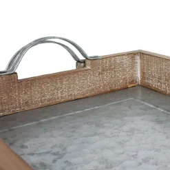 TP Holztablett-Set Mit Zinkplatte 2-Teilig Online