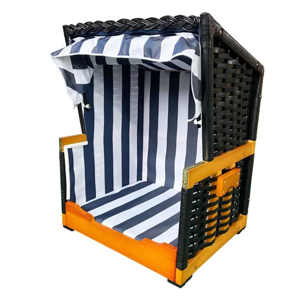 TP Hundestrandkorb Blau/Weis Best